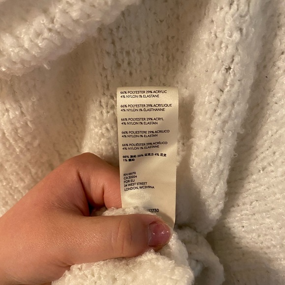 Free People BFF Cowl-Neck Sweater Size Large - Picture 3 of 8